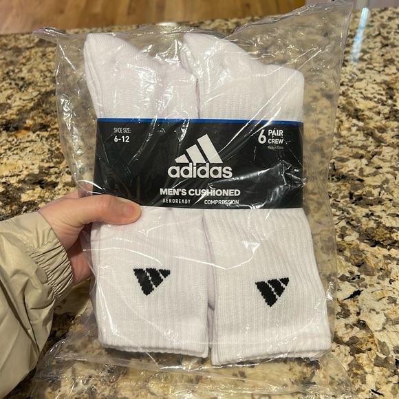 adidas Other - Adidas men’s cushioned socks. 6pairs
